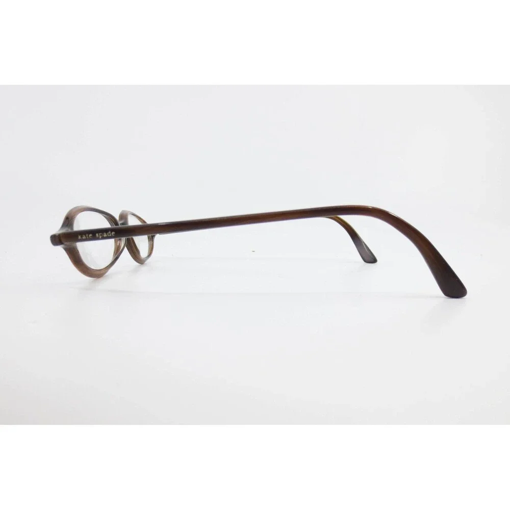 Kate Spade Benjamin OFW8 Brown Oval Eyeglasses Frames Italy 46-15-130 Womens